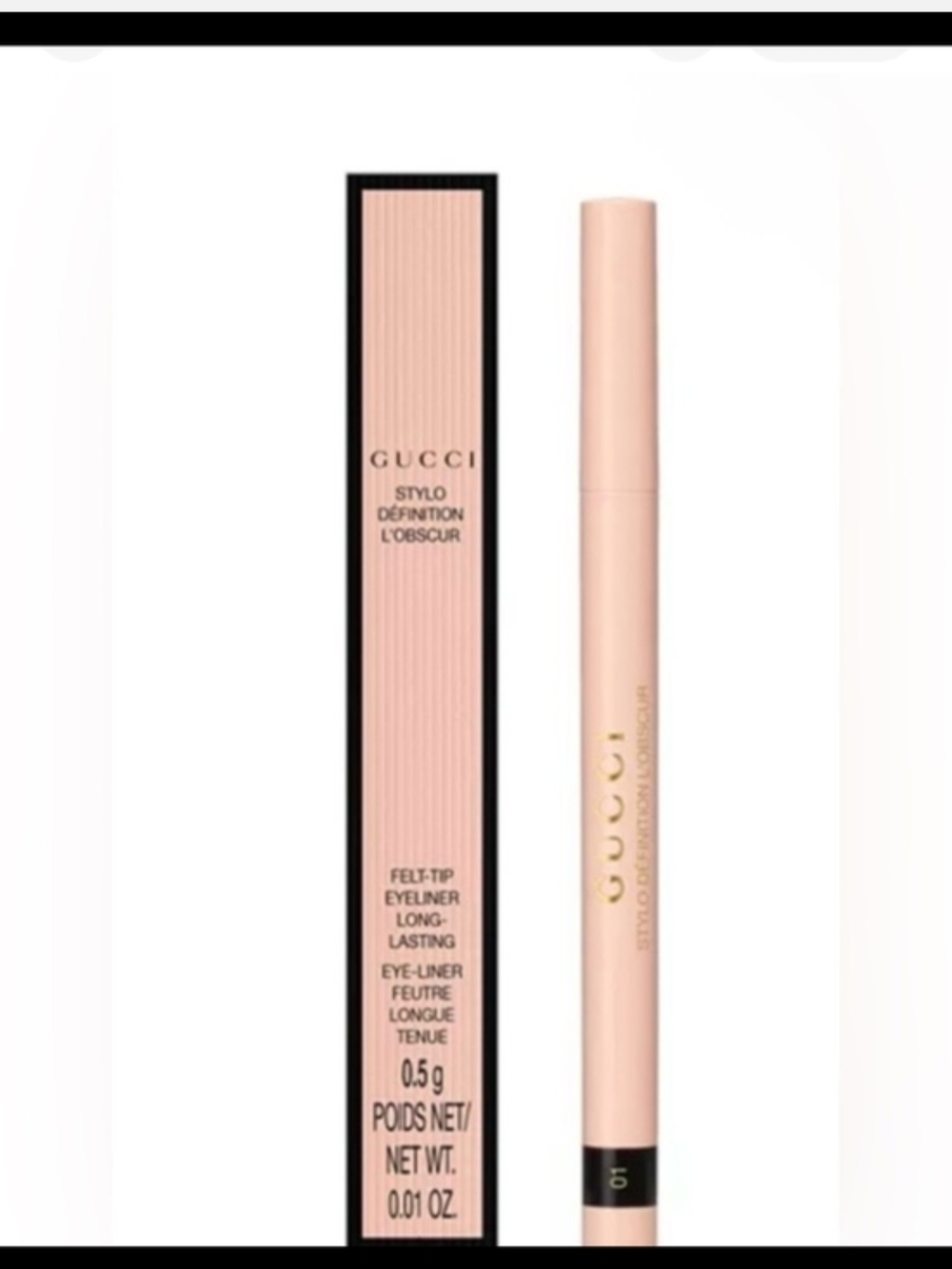 Gucci Felt-Tip Eyeliner — In 01 Eve Black NIB
